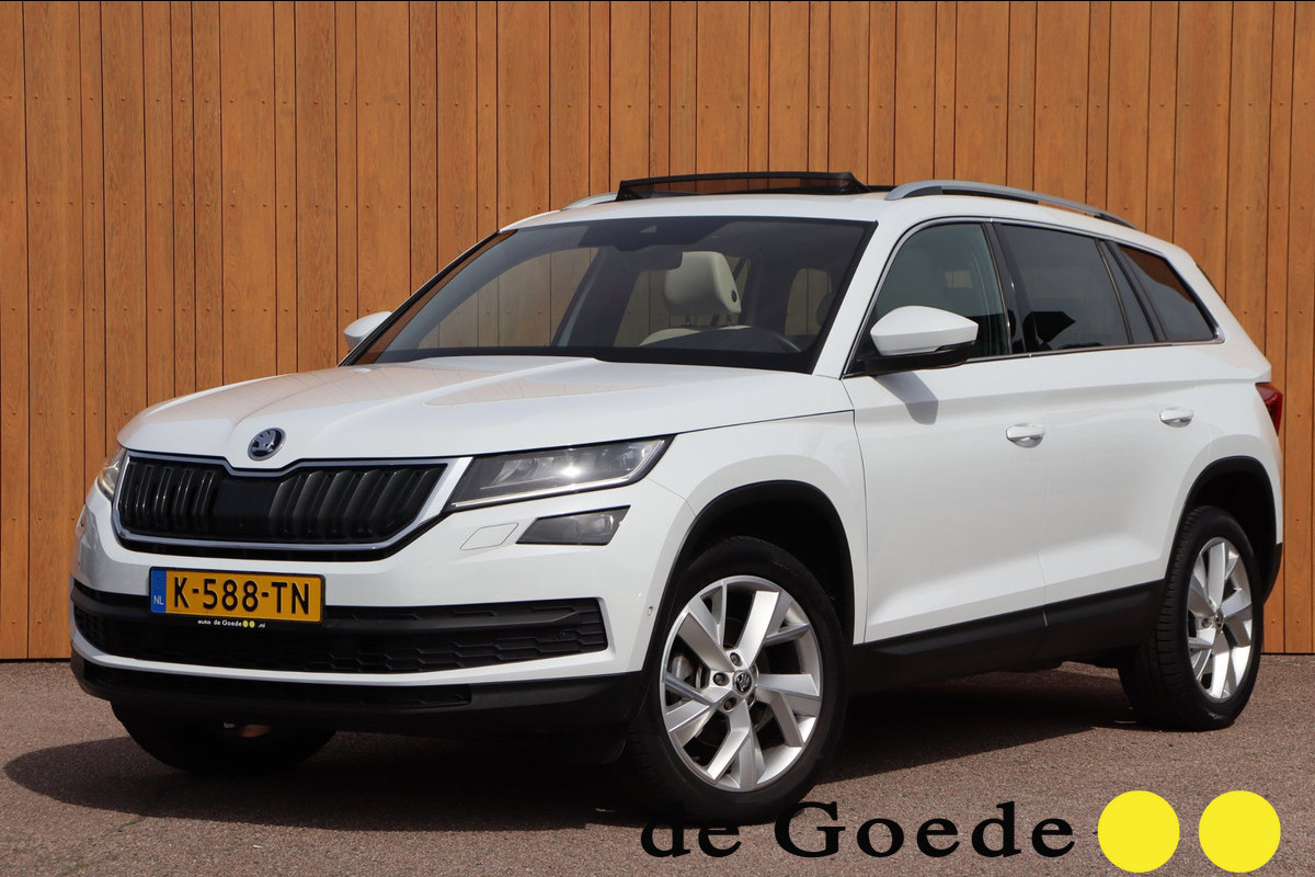 Škoda Kodiaq 1.5 TSI Business Edition Plus 7p. org.NL schuifdak leer+Verw+vent+MEM BOMVOL