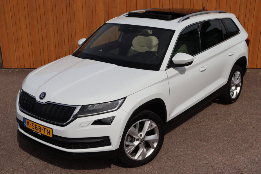 Škoda Kodiaq 1.5 TSI Business Edition Plus 7p. org.NL schuifdak leer+Verw+vent+MEM BOMVOL