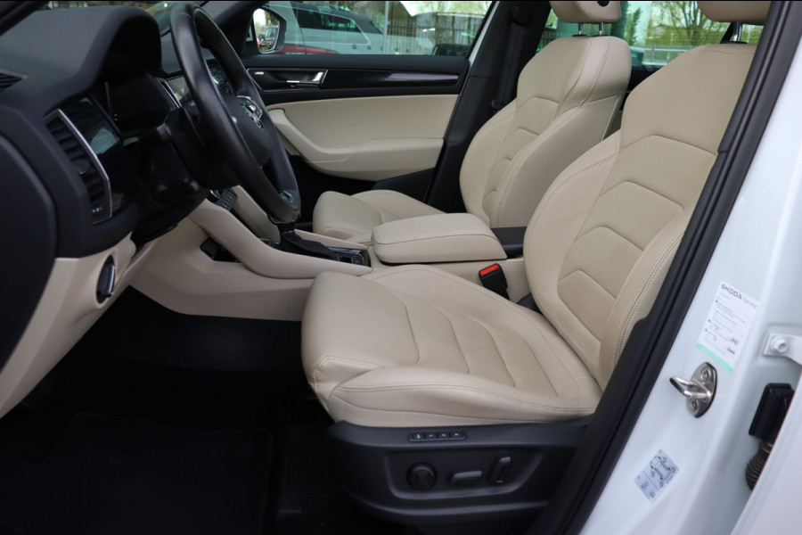 Škoda Kodiaq 1.5 TSI Business Edition Plus 7p. org.NL schuifdak leer+Verw+vent+MEM BOMVOL