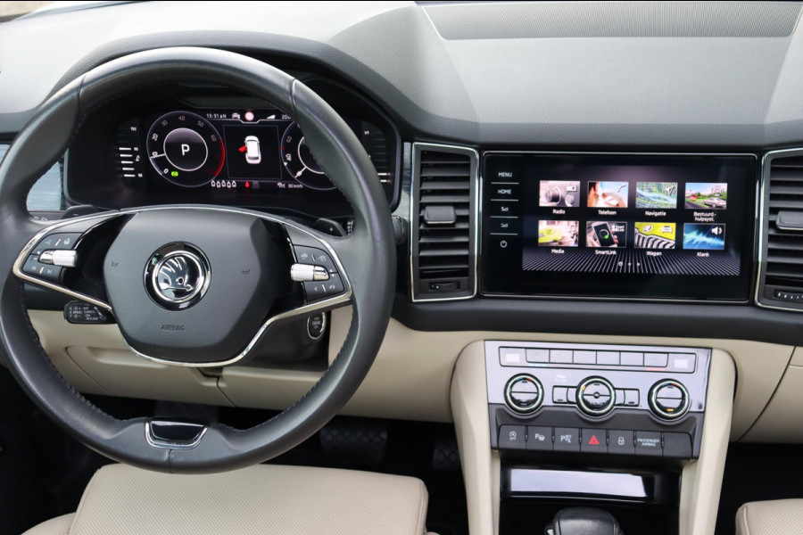 Škoda Kodiaq 1.5 TSI Business Edition Plus 7p. org.NL schuifdak leer+Verw+vent+MEM BOMVOL