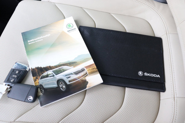 Škoda Kodiaq 1.5 TSI Business Edition Plus 7p. org.NL schuifdak leer+Verw+vent+MEM BOMVOL