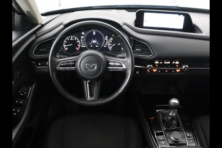 Mazda CX-30 2.0 e-SkyActiv-X M Hybrid Comfort | Stoel & stuurverwarming | Head-Up | Adaptive cruise | Carplay | Camera | Navigatie | 18'' | Keyless | Climate control | Bluetooth