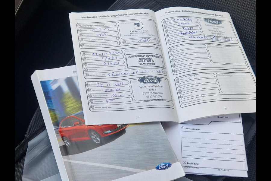 Ford C-MAX 1.0 Titanium Full Options! | Volledig dealer onderhouden | Trekhaak | Stoel stuur en voorruitverwarming | All weather banden | Parking Pack incl camera | Beide voorstoelen in hoogte verstelbaar | Bi xenon verl.