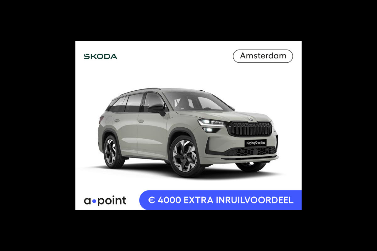 Škoda Kodiaq 1.5 TSI MHEV Sportline Business 7p | Panoramadak | Trekhaak | Light & View | Elek. bestuurdersstoel | Adaptive Cruise | Blind Spot |