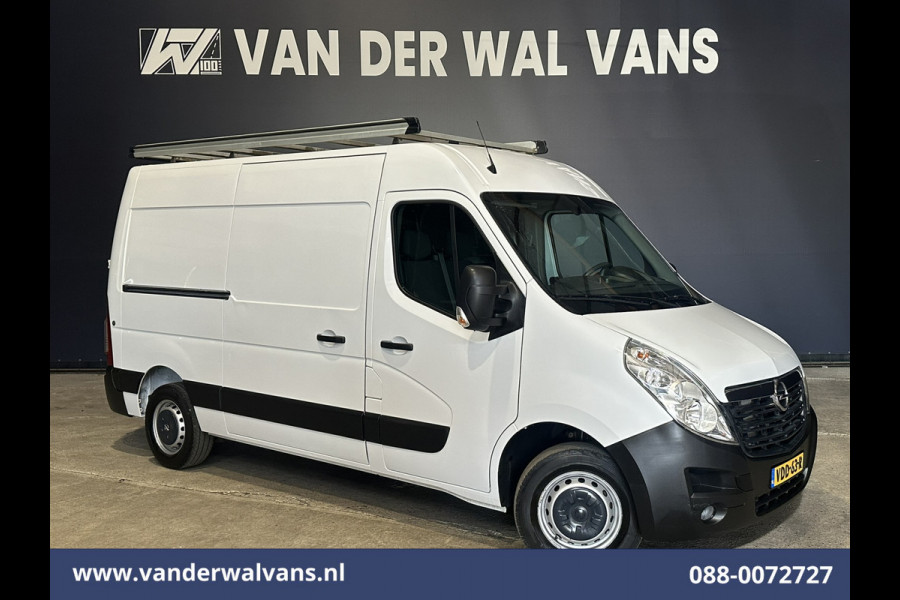 Opel Movano 2.3 CDTI 146pk L2H2 Euro6 Airco | Imperiaal | Navigatie | Camera | Cruisecontrol | 2500kg Trekhaak Parkeersensoren, Trap, Bijrijdersbank