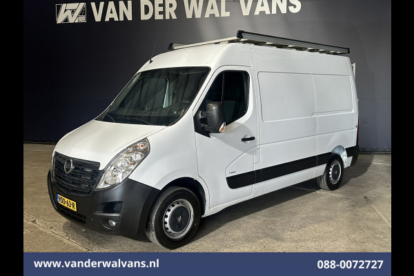 Opel Movano 2.3 CDTI 146pk L2H2 Euro6 Airco | Imperiaal | Navigatie | Camera | Cruisecontrol | 2500kg Trekhaak Parkeersensoren, Trap, Bijrijdersbank