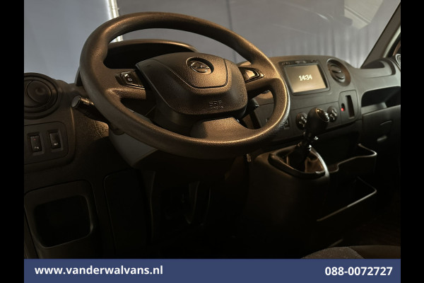 Opel Movano 2.3 CDTI 146pk L2H2 Euro6 Airco | Imperiaal | Navigatie | Camera | Cruisecontrol | 2500kg Trekhaak Parkeersensoren, Trap, Bijrijdersbank