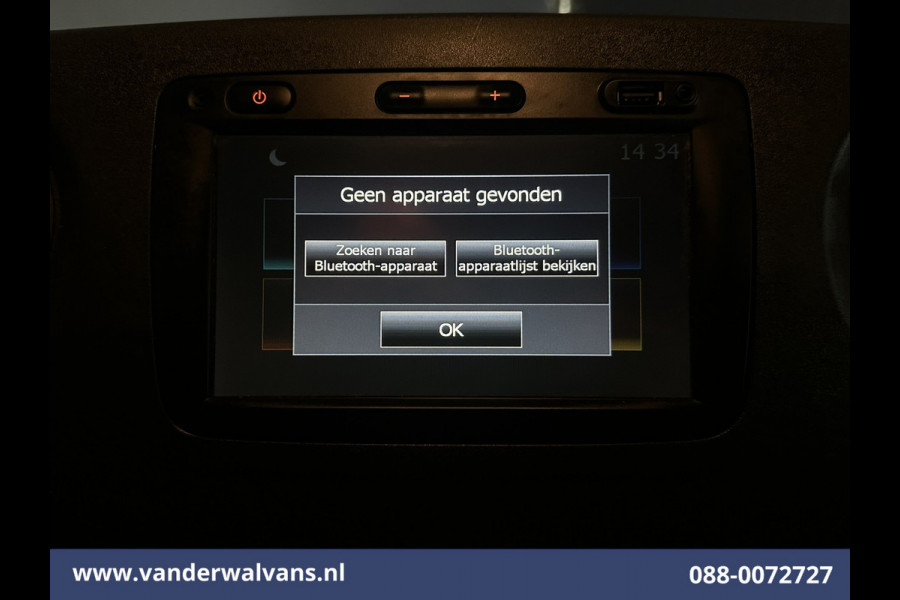 Opel Movano 2.3 CDTI 146pk L2H2 Euro6 Airco | Imperiaal | Navigatie | Camera | Cruisecontrol | 2500kg Trekhaak Parkeersensoren, Trap, Bijrijdersbank