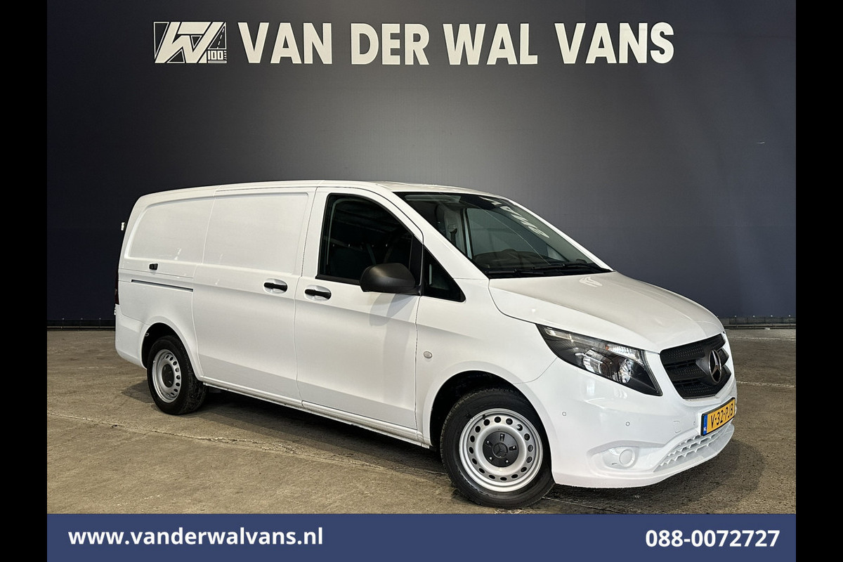 Mercedes-Benz Vito 114 CDI 136pk L2H1 Euro6 Airco | Navigatie | Camera | Cruisecontrol | Stoelverwarming Parkeersensoren, Trekhaak, Bijrijdersbank