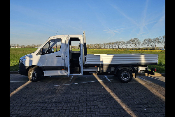 Mercedes-Benz Sprinter 315 L3 RWD Dubbele Cabine Airco Open-Laabak 3.5T-Trekhaak Euro6 150Pk!