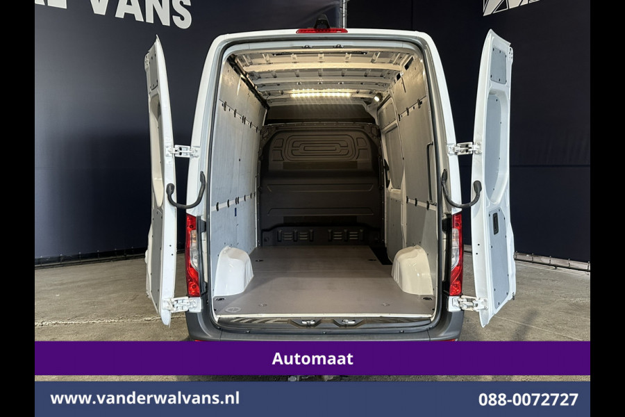 Mercedes-Benz Sprinter 315 CDI 150pk 9G-Tronic Automaat L2H2 Euro6 Airco | 360 Graden Camera | Navigatie | Trekhaak | Apple Carplay Cruisecontrol, Android Auto, 270 Graden Achterdeuren, Parkeersensoren, Bijrijdersbank