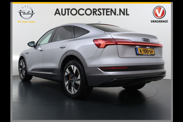 Audi e-tron Sportback 55 Quattro 408pk 95kWh SOH 90% Panorama-Schuifdak Leder Bang&Olufsen®-Audio Apple Carplay Android Auto Adap.Cruise Camera Navi L Elek.Stoelen+Memory+Verwarmd Lmv 20" Elek.Achterklep Virtual Cockpit Led Isofix DAB Bluetooth Privacy Glas Origineel Nederlandse Auto Nieuwprijs €93.721,-