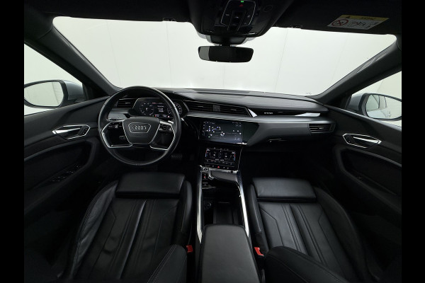 Audi e-tron Sportback 55 Quattro 408pk 95kWh SOH 90% Panorama-Schuifdak Leder Bang&Olufsen®-Audio Apple Carplay Android Auto Adap.Cruise Camera Navi L Elek.Stoelen+Memory+Verwarmd Lmv 20" Elek.Achterklep Virtual Cockpit Led Isofix DAB Bluetooth Privacy Glas Origineel Nederlandse Auto Nieuwprijs €93.721,-