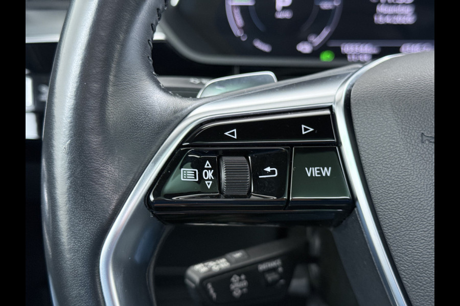 Audi e-tron Sportback 55 Quattro 408pk 95kWh SOH 90% Panorama-Schuifdak Leder Bang&Olufsen®-Audio Apple Carplay Android Auto Adap.Cruise Camera Navi L Elek.Stoelen+Memory+Verwarmd Lmv 20" Elek.Achterklep Virtual Cockpit Led Isofix DAB Bluetooth Privacy Glas Origineel Nederlandse Auto Nieuwprijs €93.721,-