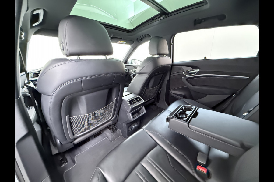 Audi e-tron Sportback 55 Quattro 408pk 95kWh SOH 90% Panorama-Schuifdak Leder Bang&Olufsen®-Audio Apple Carplay Android Auto Adap.Cruise Camera Navi L Elek.Stoelen+Memory+Verwarmd Lmv 20" Elek.Achterklep Virtual Cockpit Led Isofix DAB Bluetooth Privacy Glas Origineel Nederlandse Auto Nieuwprijs €93.721,-