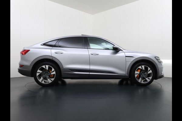 Audi e-tron Sportback 55 Quattro 408pk 95kWh SOH 90% Panorama-Schuifdak Leder Bang&Olufsen®-Audio Apple Carplay Android Auto Adap.Cruise Camera Navi L Elek.Stoelen+Memory+Verwarmd Lmv 20" Elek.Achterklep Virtual Cockpit Led Isofix DAB Bluetooth Privacy Glas Origineel Nederlandse Auto Nieuwprijs €93.721,-