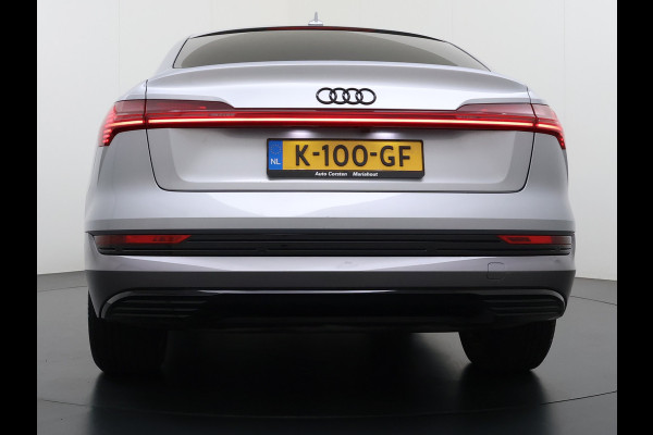 Audi e-tron Sportback 55 Quattro 408pk 95kWh SOH 90% Panorama-Schuifdak Leder Bang&Olufsen®-Audio Apple Carplay Android Auto Adap.Cruise Camera Navi L Elek.Stoelen+Memory+Verwarmd Lmv 20" Elek.Achterklep Virtual Cockpit Led Isofix DAB Bluetooth Privacy Glas Origineel Nederlandse Auto Nieuwprijs €93.721,-
