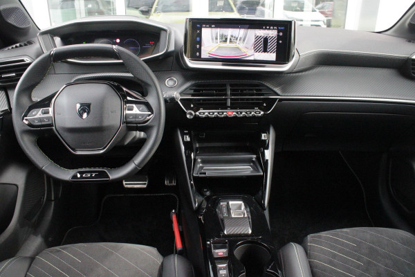 Peugeot e-208 EV GT 156PK 51 kWh | WARMTEPOMP | ALCANTARA "EXECUTIVE INTERIOR" (STOEL VERWARMING/ELEKTRISCH VERSTELBARE BESTUUDERSSTOEL MET MASSAGE FUNCTIE/ALCANTARA BEKLEDING | METAALLAK "JAUNE AGUENDA" | DRIVE ASSIST PLUS PACK (ADAPTIVE CRUISE CONTROL/STOP & GO FUNCTIE/LANE KEEPING/POSITIONING ASSIST) | 17" LICHTMETALEN VELGEN "YANAKA" | SFEER VERLICHTING IN 8 KLEUREN | KEYLESS ENTRY/START | DRAADLOZE APPLE CARPLAY/ANDROID AUTO | DRAADLOZE TELEFOONLADER | VISION & NAVIGATION PACK (NAVIGATIE/HD CAMERA VOOR EN ACHTER/DODEHOEK BEWAKING/INSTAPVERLICHTING | FULL LED KOPLAMPEN |
