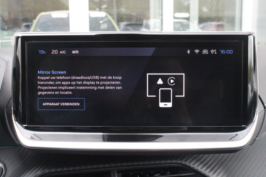 Peugeot e-208 EV GT 156PK 51 kWh | WARMTEPOMP | ALCANTARA "EXECUTIVE INTERIOR" (STOEL VERWARMING/ELEKTRISCH VERSTELBARE BESTUUDERSSTOEL MET MASSAGE FUNCTIE/ALCANTARA BEKLEDING | METAALLAK "JAUNE AGUENDA" | DRIVE ASSIST PLUS PACK (ADAPTIVE CRUISE CONTROL/STOP & GO FUNCTIE/LANE KEEPING/POSITIONING ASSIST) | 17" LICHTMETALEN VELGEN "YANAKA" | SFEER VERLICHTING IN 8 KLEUREN | KEYLESS ENTRY/START | DRAADLOZE APPLE CARPLAY/ANDROID AUTO | DRAADLOZE TELEFOONLADER | VISION & NAVIGATION PACK (NAVIGATIE/HD CAMERA VOOR EN ACHTER/DODEHOEK BEWAKING/INSTAPVERLICHTING | FULL LED KOPLAMPEN |