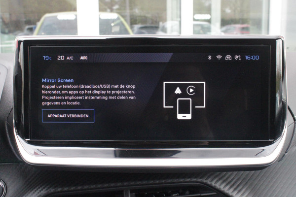 Peugeot e-208 EV GT 156PK 51 kWh | WARMTEPOMP | ALCANTARA "EXECUTIVE INTERIOR" (STOEL VERWARMING/ELEKTRISCH VERSTELBARE BESTUUDERSSTOEL MET MASSAGE FUNCTIE/ALCANTARA BEKLEDING | METAALLAK "JAUNE AGUENDA" | DRIVE ASSIST PLUS PACK (ADAPTIVE CRUISE CONTROL/STOP & GO FUNCTIE/LANE KEEPING/POSITIONING ASSIST) | 17" LICHTMETALEN VELGEN "YANAKA" | SFEER VERLICHTING IN 8 KLEUREN | KEYLESS ENTRY/START | DRAADLOZE APPLE CARPLAY/ANDROID AUTO | DRAADLOZE TELEFOONLADER | VISION & NAVIGATION PACK (NAVIGATIE/HD CAMERA VOOR EN ACHTER/DODEHOEK BEWAKING/INSTAPVERLICHTING | FULL LED KOPLAMPEN |