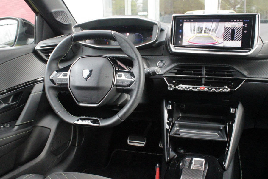 Peugeot e-208 EV GT 156PK 51 kWh | WARMTEPOMP | ALCANTARA "EXECUTIVE INTERIOR" (STOEL VERWARMING/ELEKTRISCH VERSTELBARE BESTUUDERSSTOEL MET MASSAGE FUNCTIE/ALCANTARA BEKLEDING | METAALLAK "JAUNE AGUENDA" | DRIVE ASSIST PLUS PACK (ADAPTIVE CRUISE CONTROL/STOP & GO FUNCTIE/LANE KEEPING/POSITIONING ASSIST) | 17" LICHTMETALEN VELGEN "YANAKA" | SFEER VERLICHTING IN 8 KLEUREN | KEYLESS ENTRY/START | DRAADLOZE APPLE CARPLAY/ANDROID AUTO | DRAADLOZE TELEFOONLADER | VISION & NAVIGATION PACK (NAVIGATIE/HD CAMERA VOOR EN ACHTER/DODEHOEK BEWAKING/INSTAPVERLICHTING | FULL LED KOPLAMPEN |