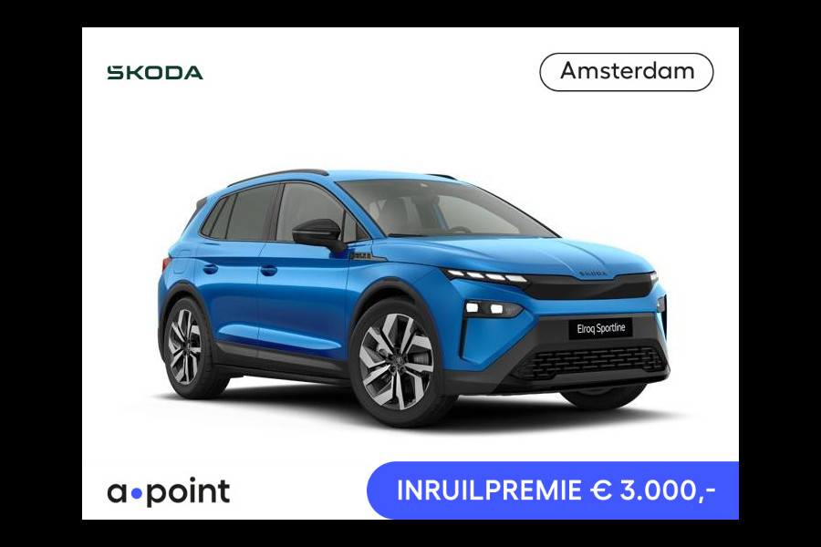 Škoda Elroq 85 Sportline | Trekhaak | Adaptief onderstel | Warmtepomp | Verw. voorruit |