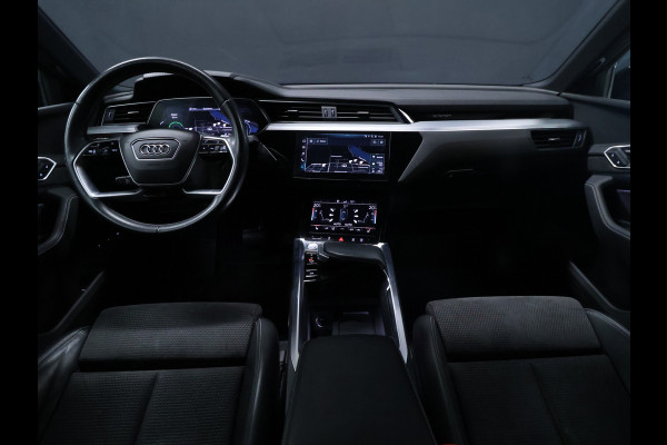 Audi e-tron Sportback 50 quattro S edition 71 kWh [ADAPTIVE CRUISE, APPLE CARPLAY, CAMERA, STOELVERWAMING, SCHUIFKANTELDAK, MEMORY, ELEKTRISCHE ACHTERKLEP, DIGITAL DASH, NAVIGATIE, NIEUWSTAAT]