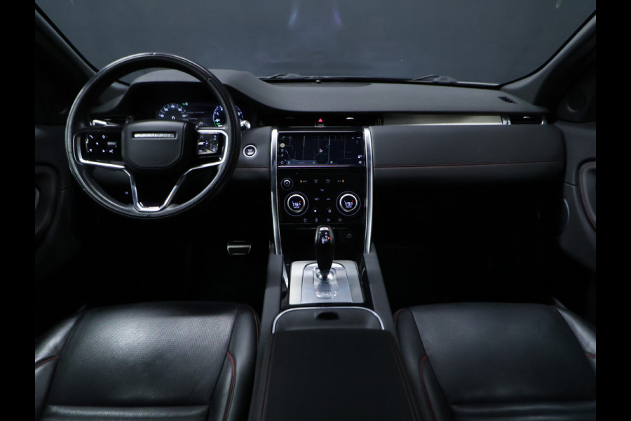 Land Rover Discovery Sport P300e 1.5 R-Dynamic HSE [CRUISE, STOELVERWAMING, STUURVERWAMING, CAMERA, APPLE CARPLAY, ELEKTRISCHE ACHTERKLEP, LANE ASSIST, MEMORY, TREKHAAK, NAVIGATIE, NIEUWSTAAT]