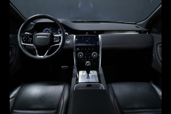 Land Rover Discovery Sport P300e 1.5 R-Dynamic HSE [CRUISE, STOELVERWAMING, STUURVERWAMING, CAMERA, APPLE CARPLAY, ELEKTRISCHE ACHTERKLEP, LANE ASSIST, MEMORY, TREKHAAK, NAVIGATIE, NIEUWSTAAT]