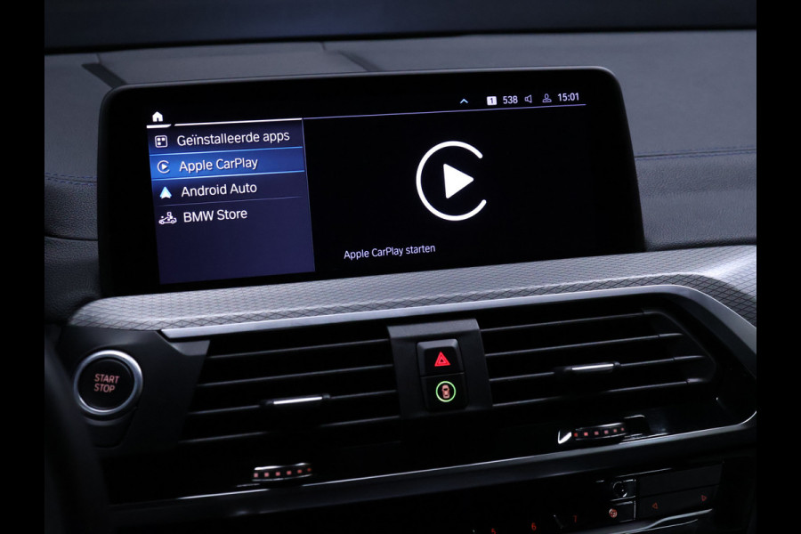BMW X3 xDrive30e M Sport [SCHUIFKANTELDAK, LEDER, APPLE CARPLAY, CAMERA, ELEK. ACHTERKLEP, DIGITAL DASH, NAVIGATIE, CRUISE, NIEUWSTAAT]