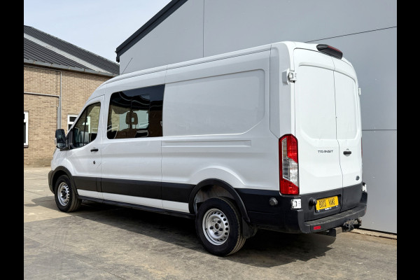 Ford Transit DC 2.0 TDCI L3H2 130PK 6- persoons Dubbele cabine L3H2 Trekhaak Parkeersensoren voor