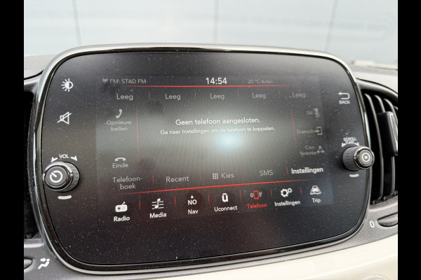 Fiat 500 TwinAir 81PK Lounge | Apple/Android Carplay | Cruise | Climate control | Navigatie |