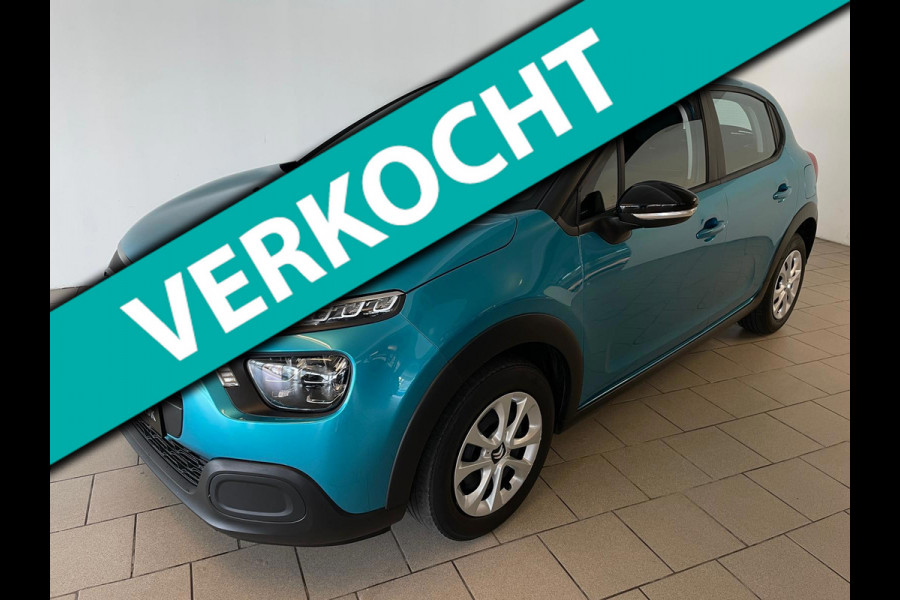 Citroën C3 1.2 PureTech Live AIRCO SCHERM ELELK RAMEN CENT VERG MULTI STUUR 5DRS LAGE KM STAND ZEER NETTE AUTO