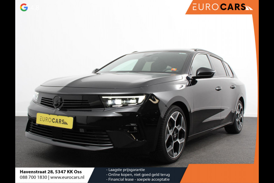 Opel Astra Sports Tourer 1.2 Turbo 130pk Automaat Ultimate Panoramadak Navigatie Apple Carplay/Android Auto 360 Camera Parkeersensoren Adaptive Cruise Control Full LED Stoel-en stuurverwarming Virtual Cockpit Climate Control Lichtmetalen velgen