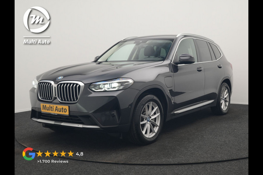 BMW X3 xDrive30e High Executive FACELIFT PHEV 293pk | Trekhaak Af Fabriek | Head Up | Camera | Harman / Kardon | Lederen Sportstoelen Memory & Ventilatie | Keyless | Blis | Stoelen & Stuur Verwarmd | Apple Carplay | Navigatie | DAB | Plug In Hybrid |