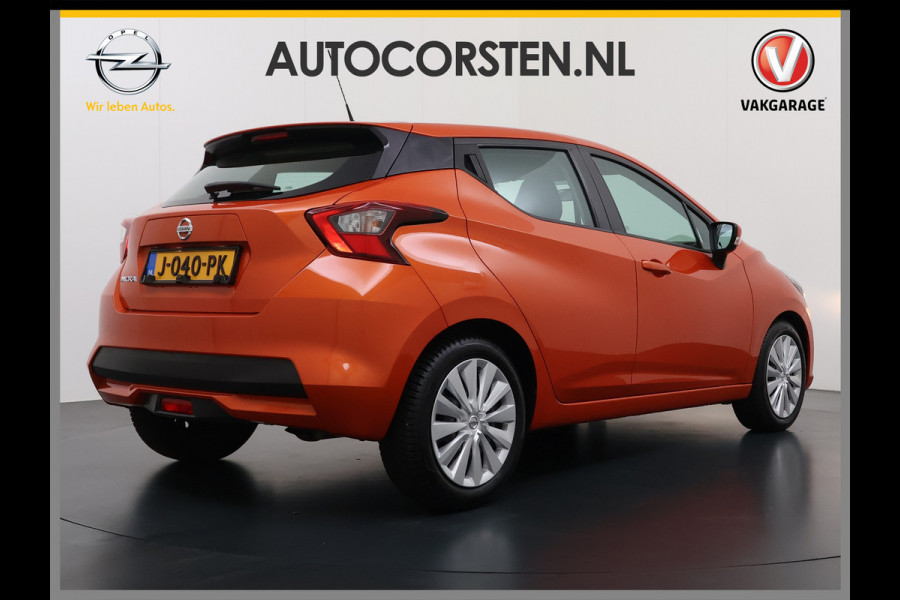 Nissan Micra 1.0 IG-T Airco Navi* Apple Carplay Android Auto Cruise Control Acenta Led Isofix Bluetooth Origineel Nederlandse Auto