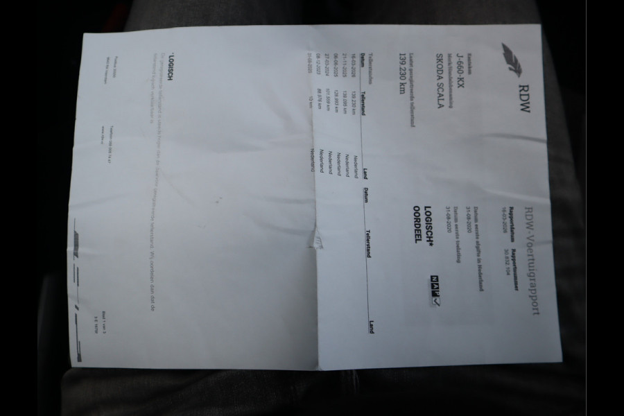 Škoda SCALA 1.0 TSI Business Edition Navi / Stoelverw / Automaat BTW Auto