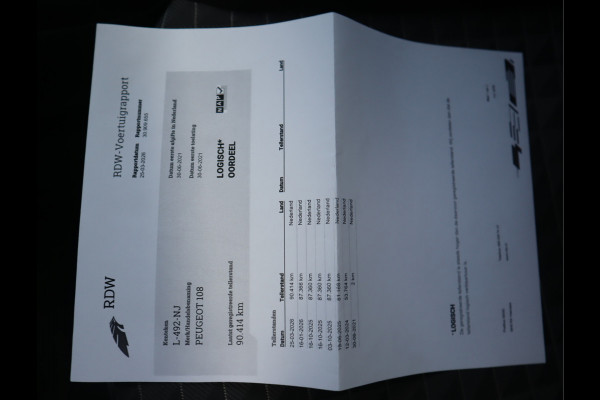 Peugeot 108 1.0 e-VTi Active Airco / Elekramen / Bluetooth / Stuurbekr / All-season banden Voldoende Apk