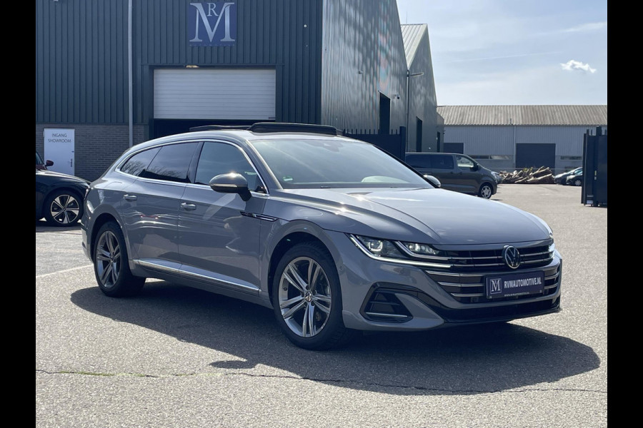 Volkswagen Arteon Shooting Brake 1.4 TSI eHybrid R-Line BINNEN + BUITEN PANO| NAPPALEDER SPORTSTOELEN| ELEK. STOEL MET MEMORY| ELEK. ACHTERKLEP| ACHTERBANK VERWARMD| CAMERA| STOELVERWARMING| CARPLAY| DODE HOEK SENSOR