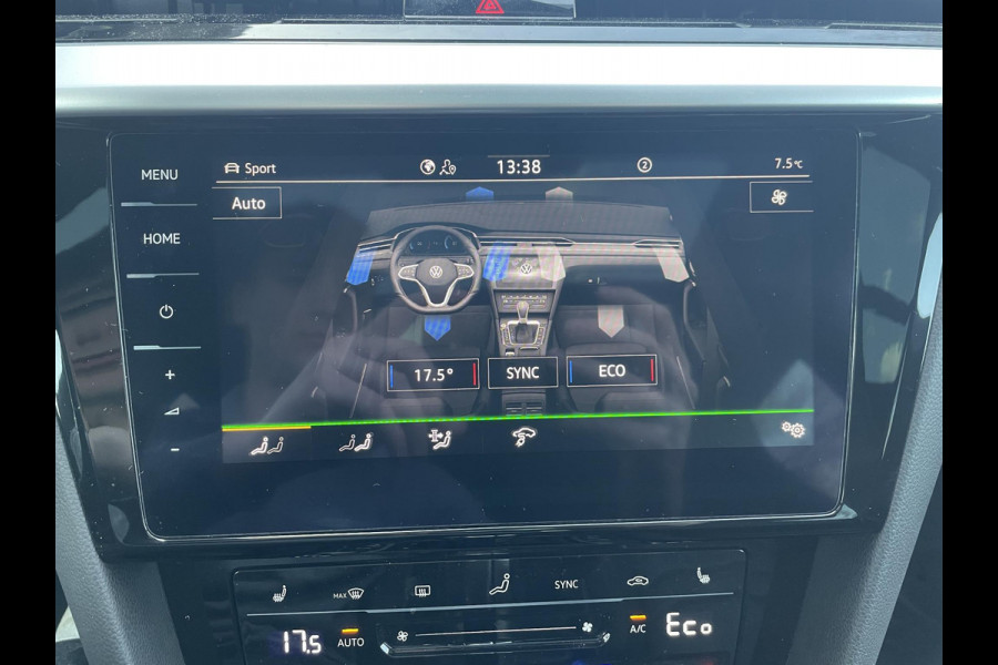 Volkswagen Arteon Shooting Brake 1.4 TSI eHybrid R-Line BINNEN + BUITEN PANO| NAPPALEDER SPORTSTOELEN| ELEK. STOEL MET MEMORY| ELEK. ACHTERKLEP| ACHTERBANK VERWARMD| CAMERA| STOELVERWARMING| CARPLAY| DODE HOEK SENSOR