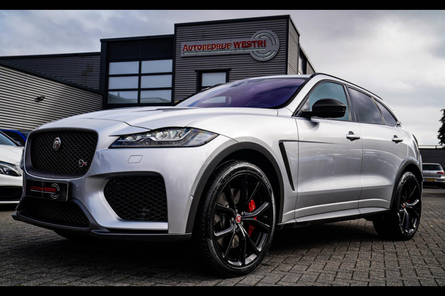 Jaguar F-Pace 5.0 V8 S/C AWD SVR | Lane Assist | Luxe Kuipstoelen | Head up | Meridian Sound system | 551PK | Dealer onderhouden |