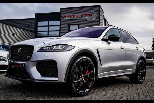 Jaguar F-Pace 5.0 V8 S/C AWD SVR | Lane Assist | Luxe Kuipstoelen | Head up | Meridian Sound system | 551PK | Dealer onderhouden |