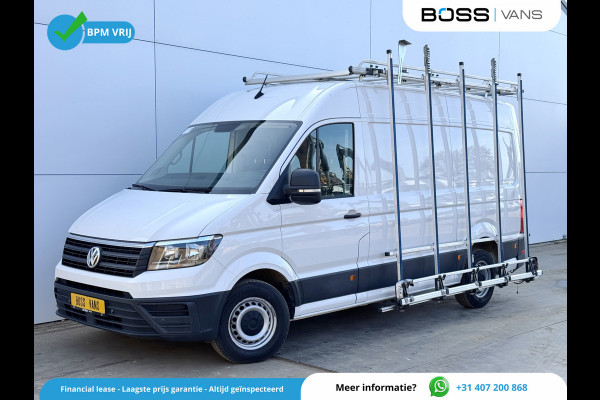 Volkswagen Crafter 2.0 TDI 140 PK Imperiaal Glasresteel Glastransporter L3H3 Camera Carplay Airco Cruise control Glaszetter