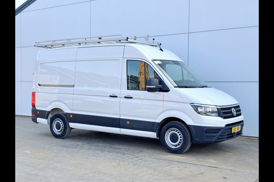 Volkswagen Crafter 2.0 TDI 140 PK Imperiaal Glasresteel Glastransporter L3H3 Camera Carplay Airco Cruise control Glaszetter