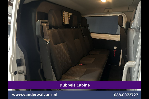 Ford Transit Custom 2.0 TDCI 131pk L2H1 Dubbele Cabine Euro6 Airco | 6-Zits | Cruisecontrol | 2550kg Trekhaak Verwarmde voorruit, Parkeersensoren