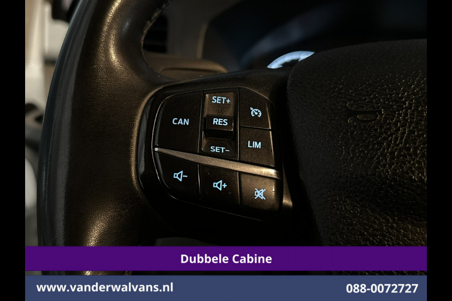 Ford Transit Custom 2.0 TDCI 131pk L2H1 Dubbele Cabine Euro6 Airco | 6-Zits | Cruisecontrol | 2550kg Trekhaak Verwarmde voorruit, Parkeersensoren