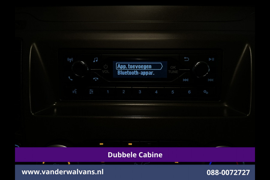 Ford Transit Custom 2.0 TDCI 131pk L2H1 Dubbele Cabine Euro6 Airco | 6-Zits | Cruisecontrol | 2550kg Trekhaak Verwarmde voorruit, Parkeersensoren