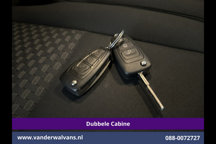 Ford Transit Custom 2.0 TDCI 131pk L2H1 Dubbele Cabine Euro6 Airco | 6-Zits | Cruisecontrol | 2550kg Trekhaak Verwarmde voorruit, Parkeersensoren