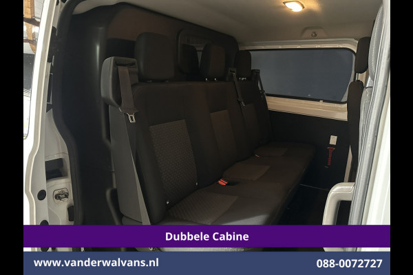 Ford Transit Custom 2.0 TDCI 131pk L2H1 Dubbele Cabine Euro6 Airco | 6-Zits | Cruisecontrol | 2550kg Trekhaak Verwarmde voorruit, Parkeersensoren