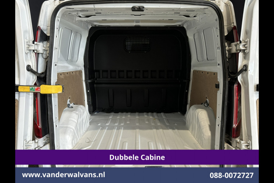 Ford Transit Custom 2.0 TDCI 131pk L2H1 Dubbele Cabine Euro6 Airco | 6-Zits | Cruisecontrol | 2550kg Trekhaak Verwarmde voorruit, Parkeersensoren